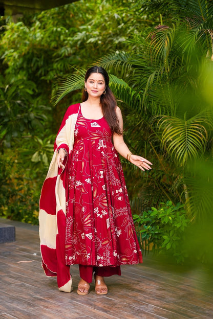 Aira Veil Rayon Suit Set