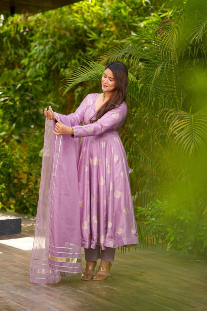 Arohi Mauve Suit Set