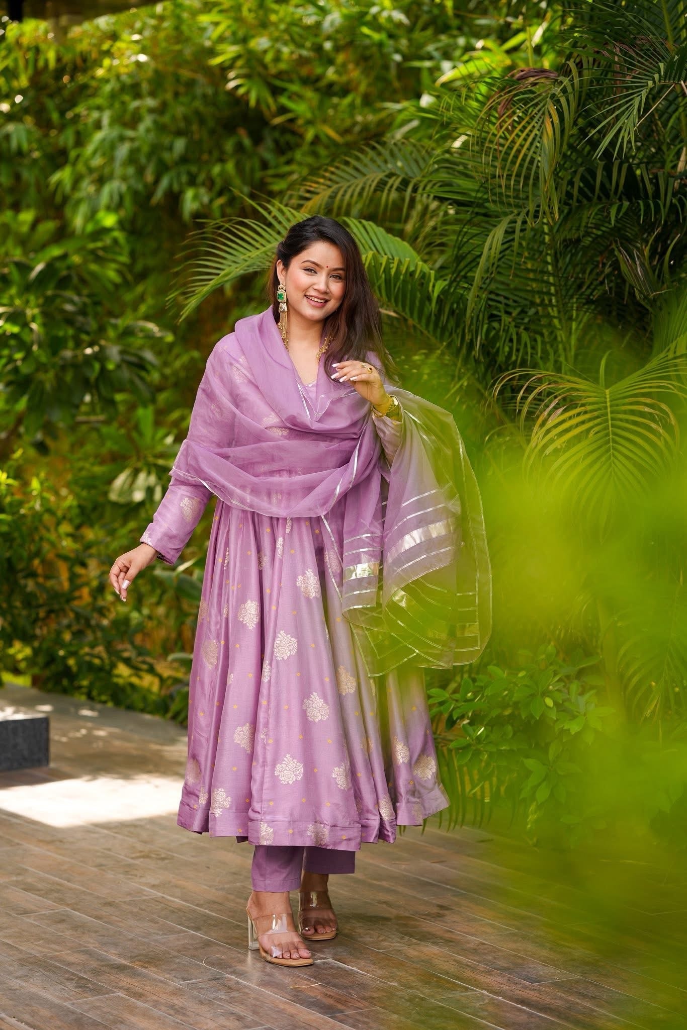 Arohi Mauve Suit Set