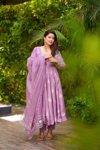 Arohi Mauve Suit Set
