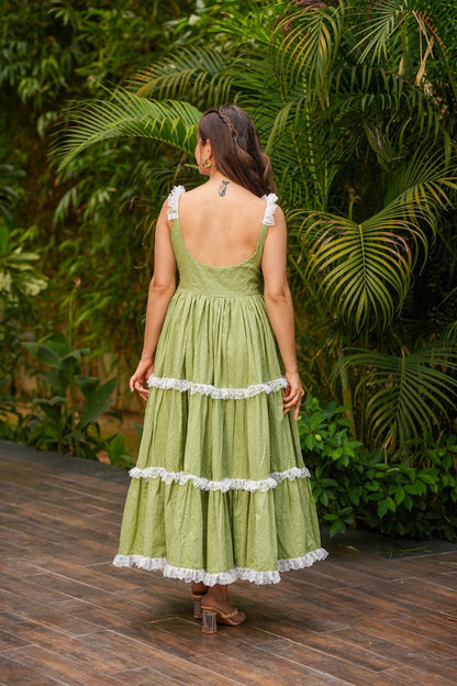 Pistachio Twirl Dress