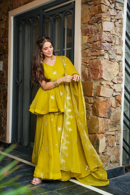 Sivara Organza Sharara Set