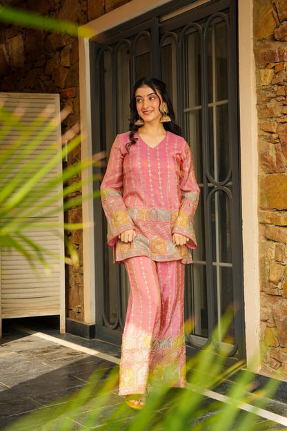 Pastel Parwana Kurta Set
