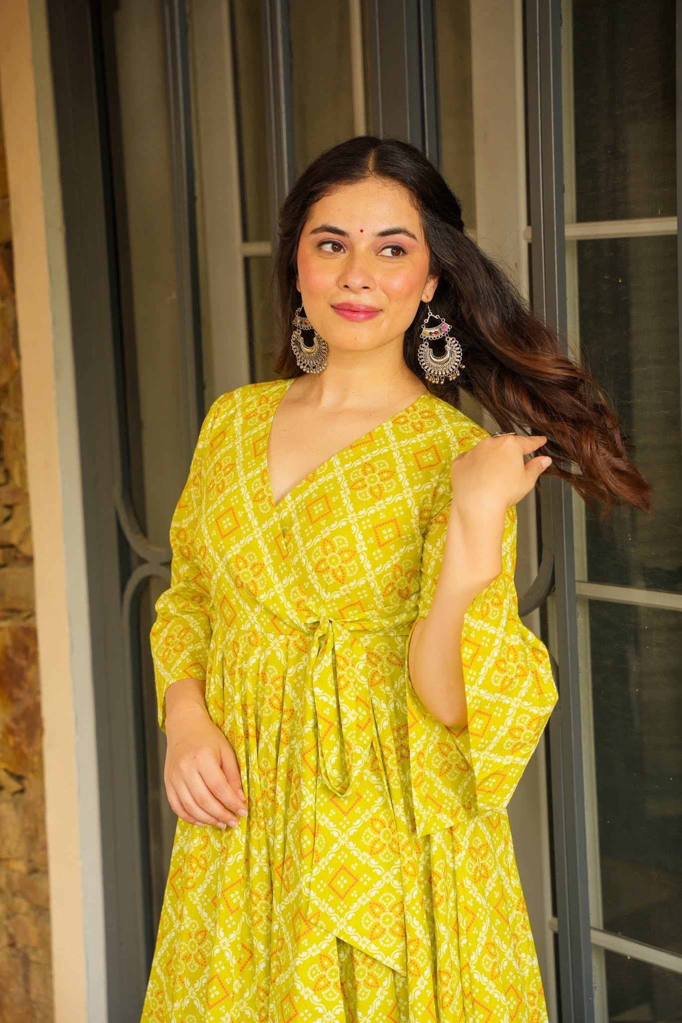 Aangan Prsim Kurta Palazzo Set
