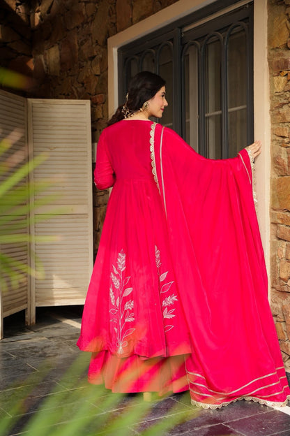 Kesar Gulab Suit Set