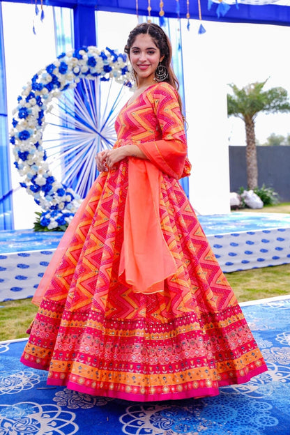 Red Shyla Embroidered Heavy V-Neck Maxi Set