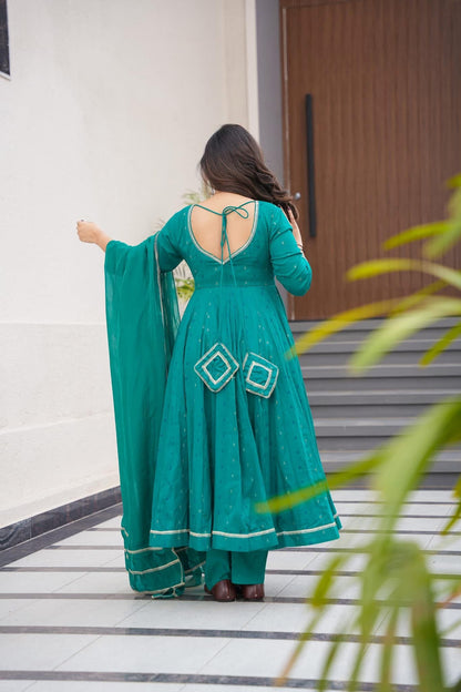 Lagoon Breeze cotton suit set