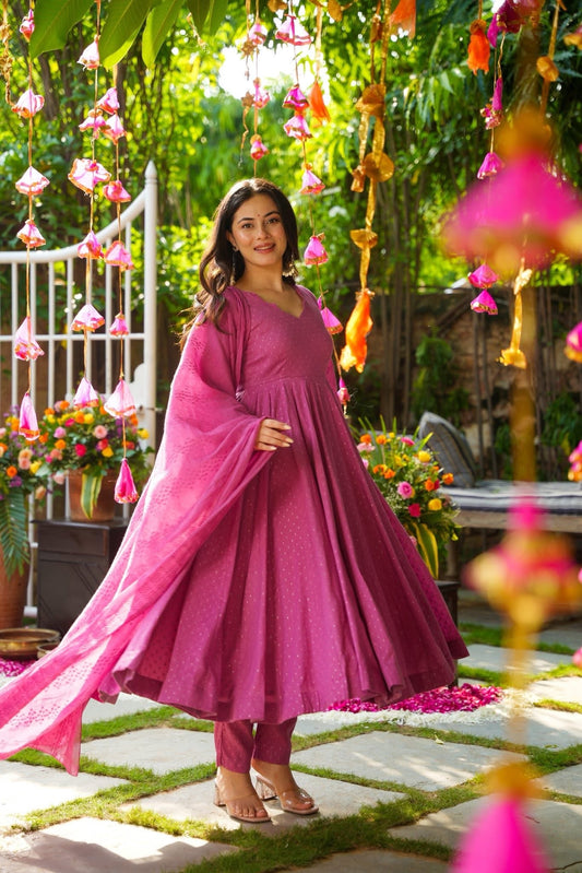 Reeva Blushed Suit Set