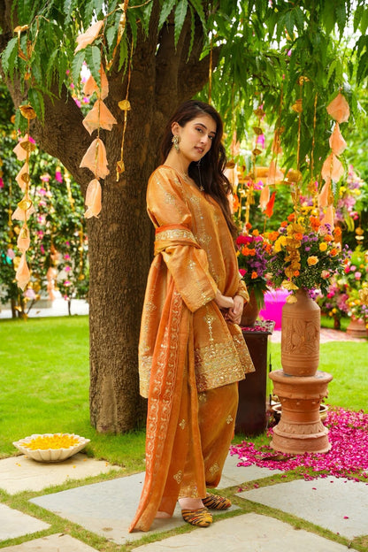 Tausiqat Dhoti Kurta Set