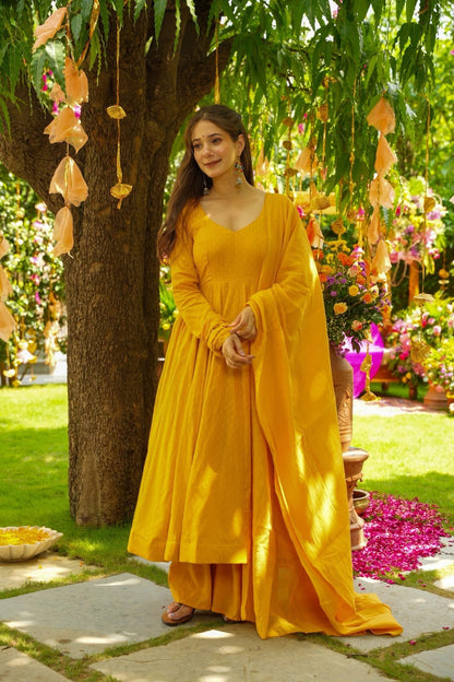Daffodil Shine Cotton Suit Set