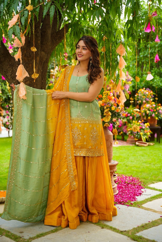 Solmera Cosmos Sharara Set