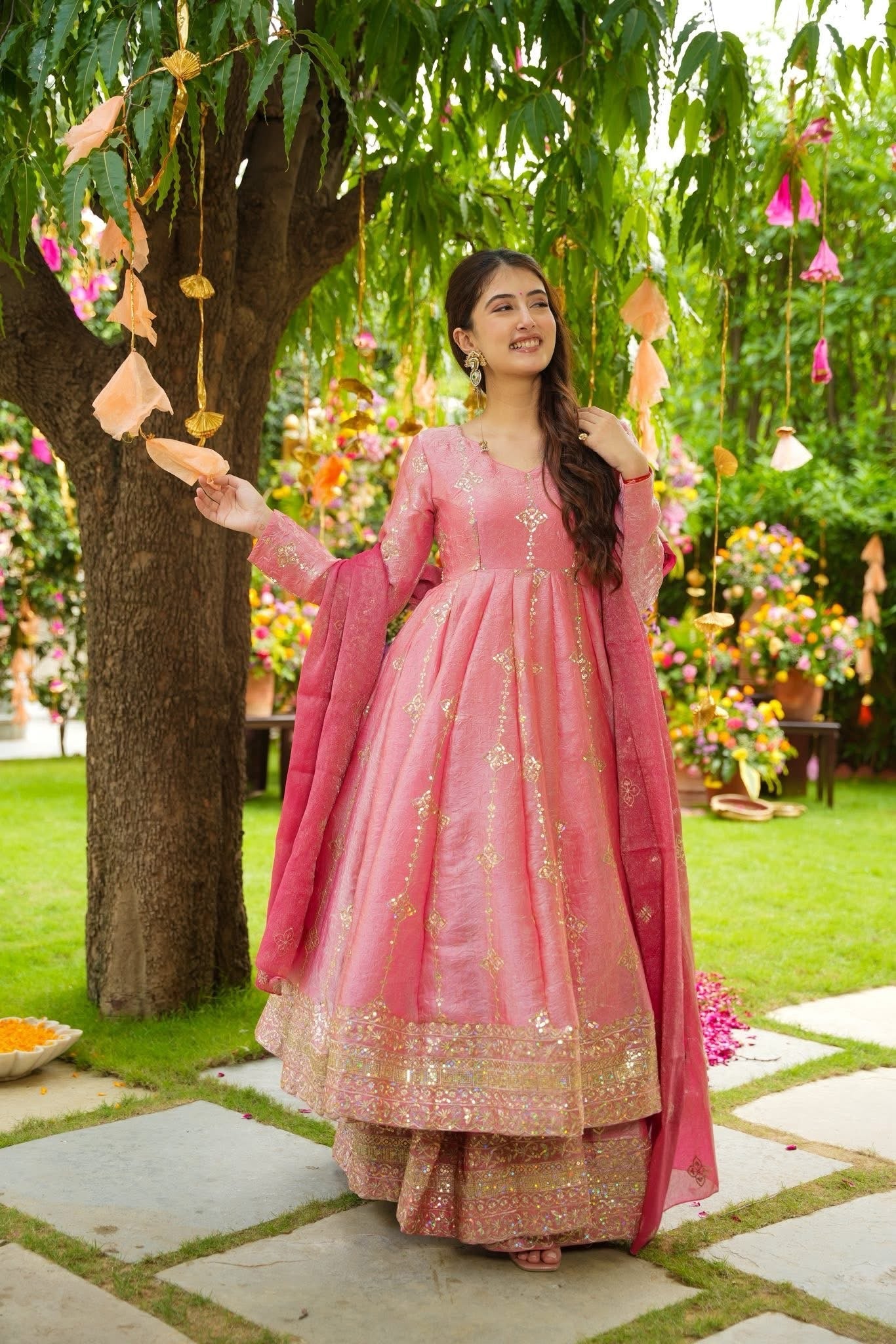 Regal Flamingo Suit Set