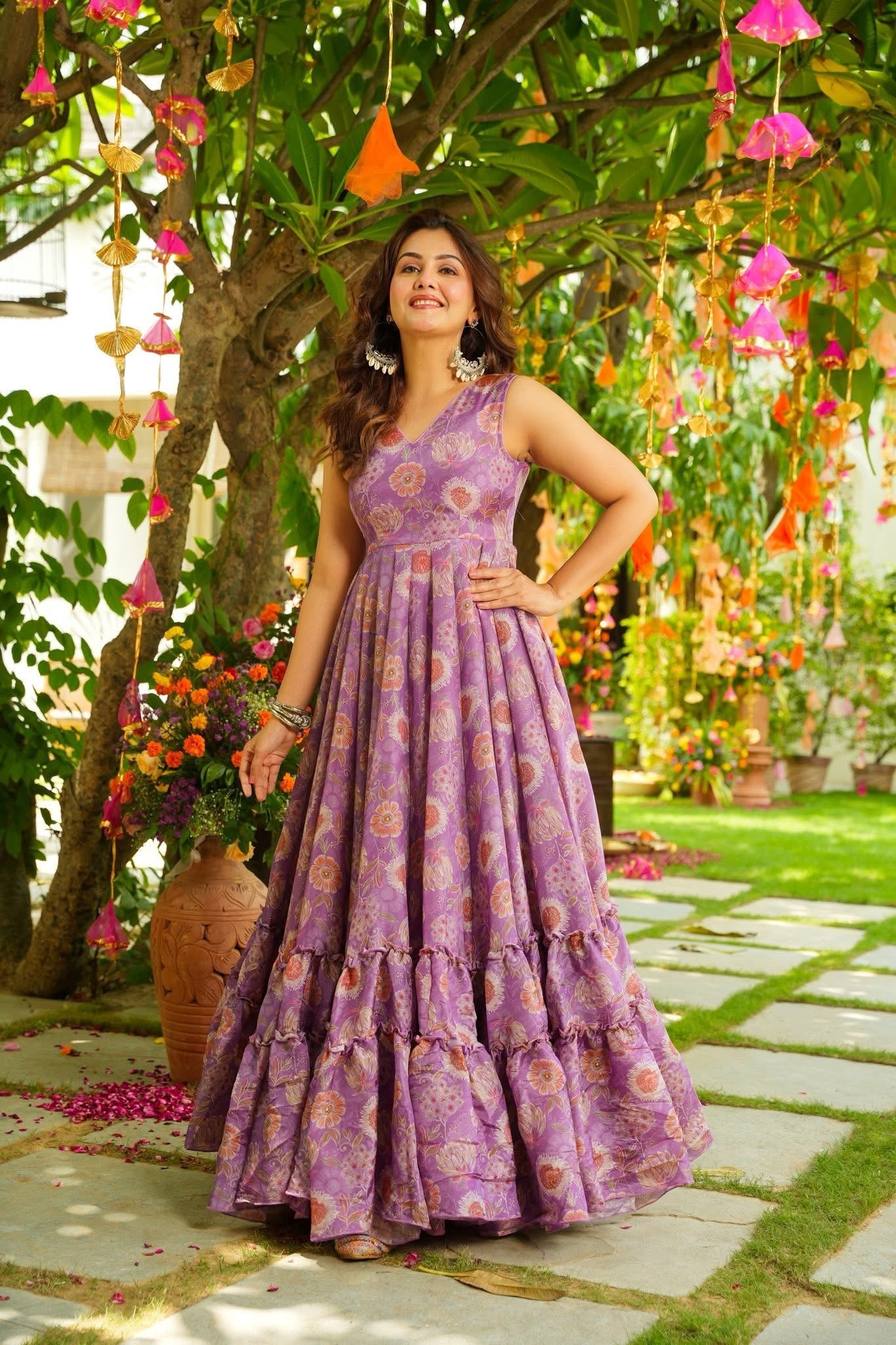 Azaria Organza Maxi Dress