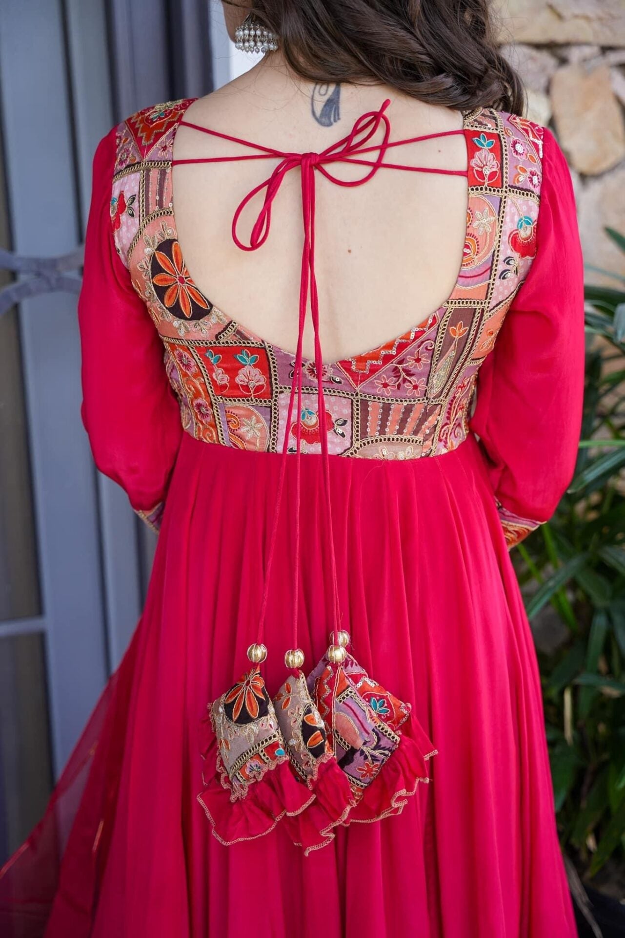 Adhira Crepe Suit Set