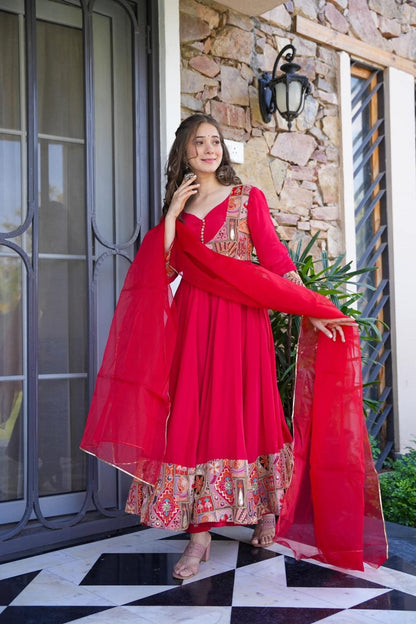 Adhira Crepe Suit Set