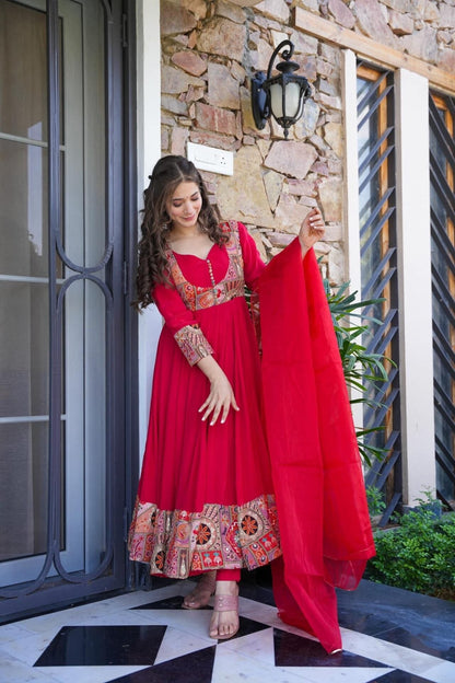 Adhira Crepe Suit Set