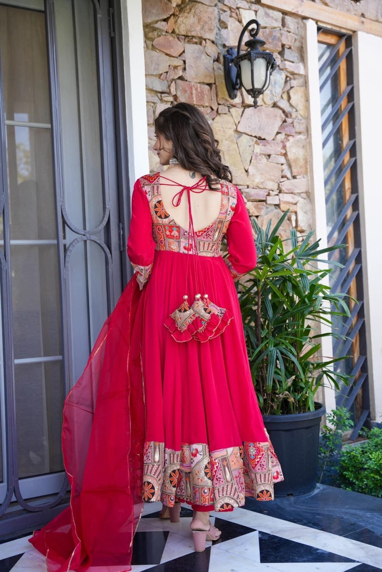 Adhira Crepe Suit Set