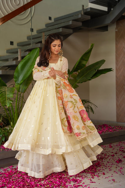 Phoolzaib Organza Festive Suit Set