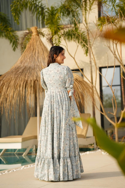 tracy cotton floor length dress