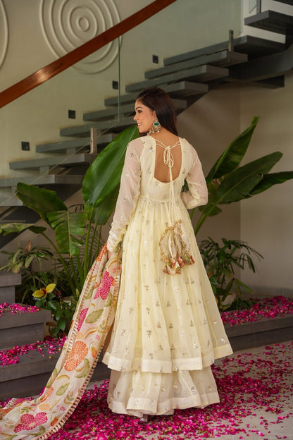 Phoolzaib Organza Festive Suit Set