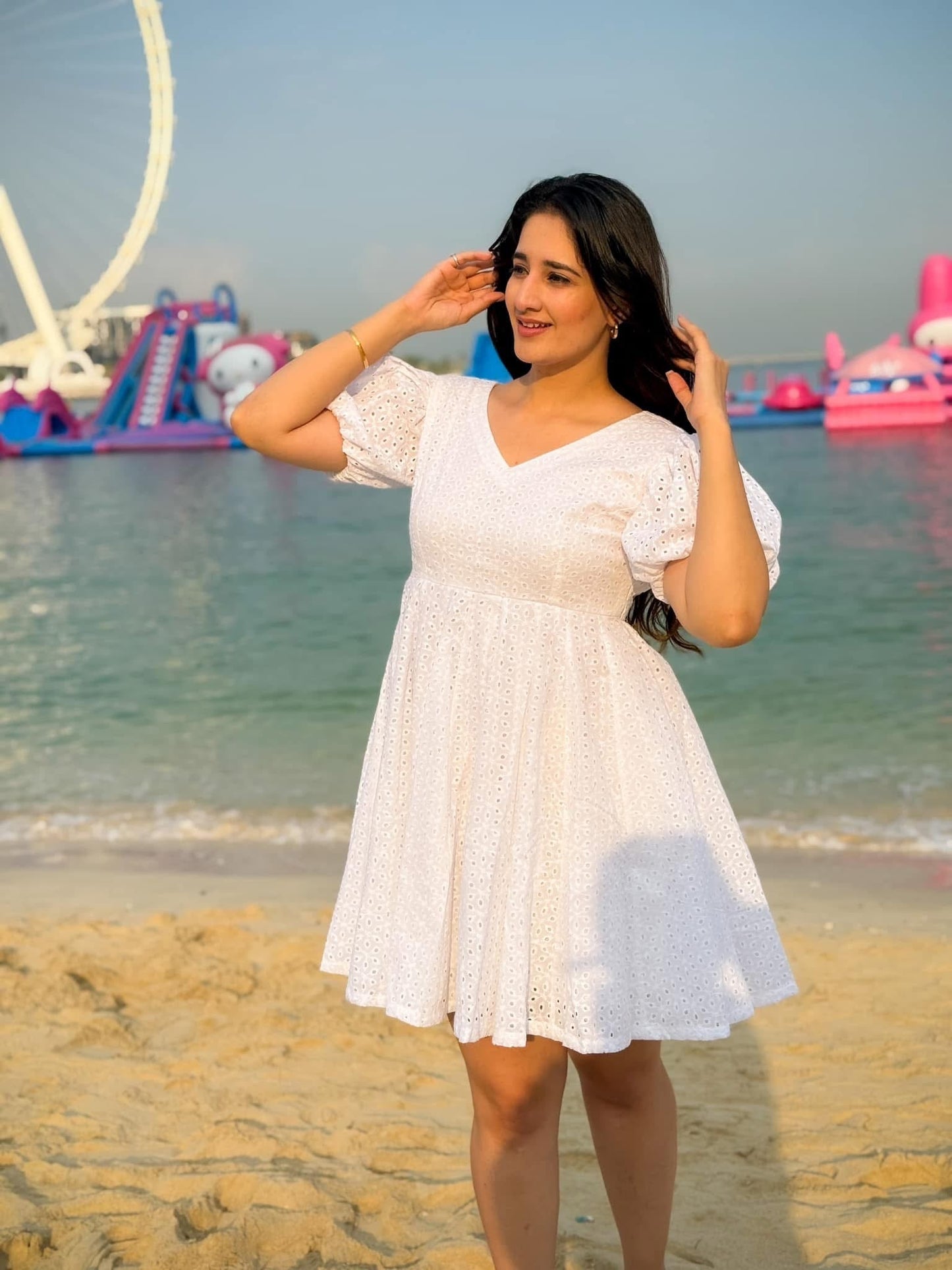 The White Canvas Dress