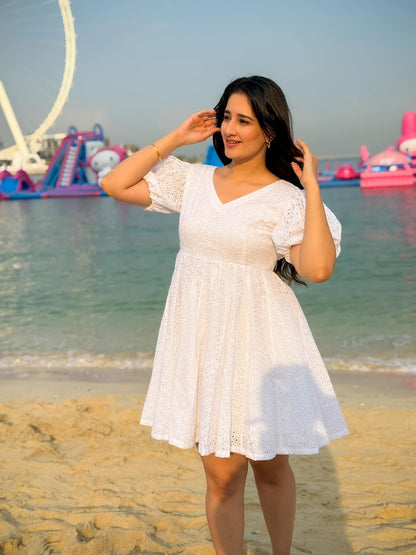 The White Canvas Dress