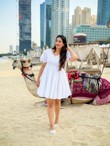 The White Canvas Dress