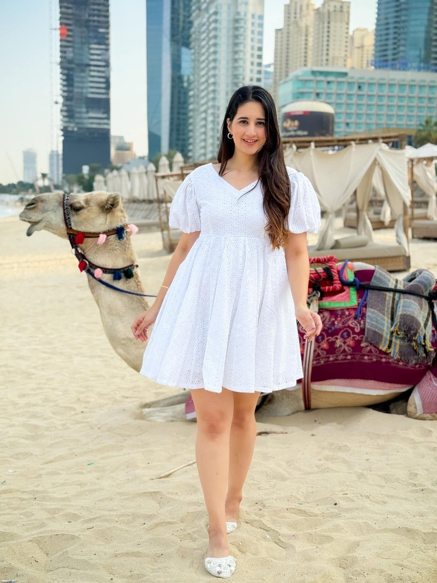 The White Canvas Dress