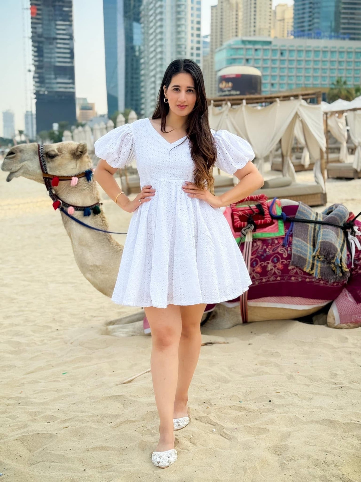 The White Canvas Dress