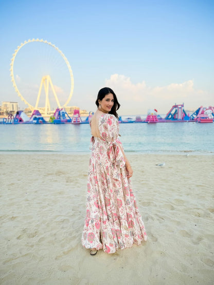 Calming mist floral maxi