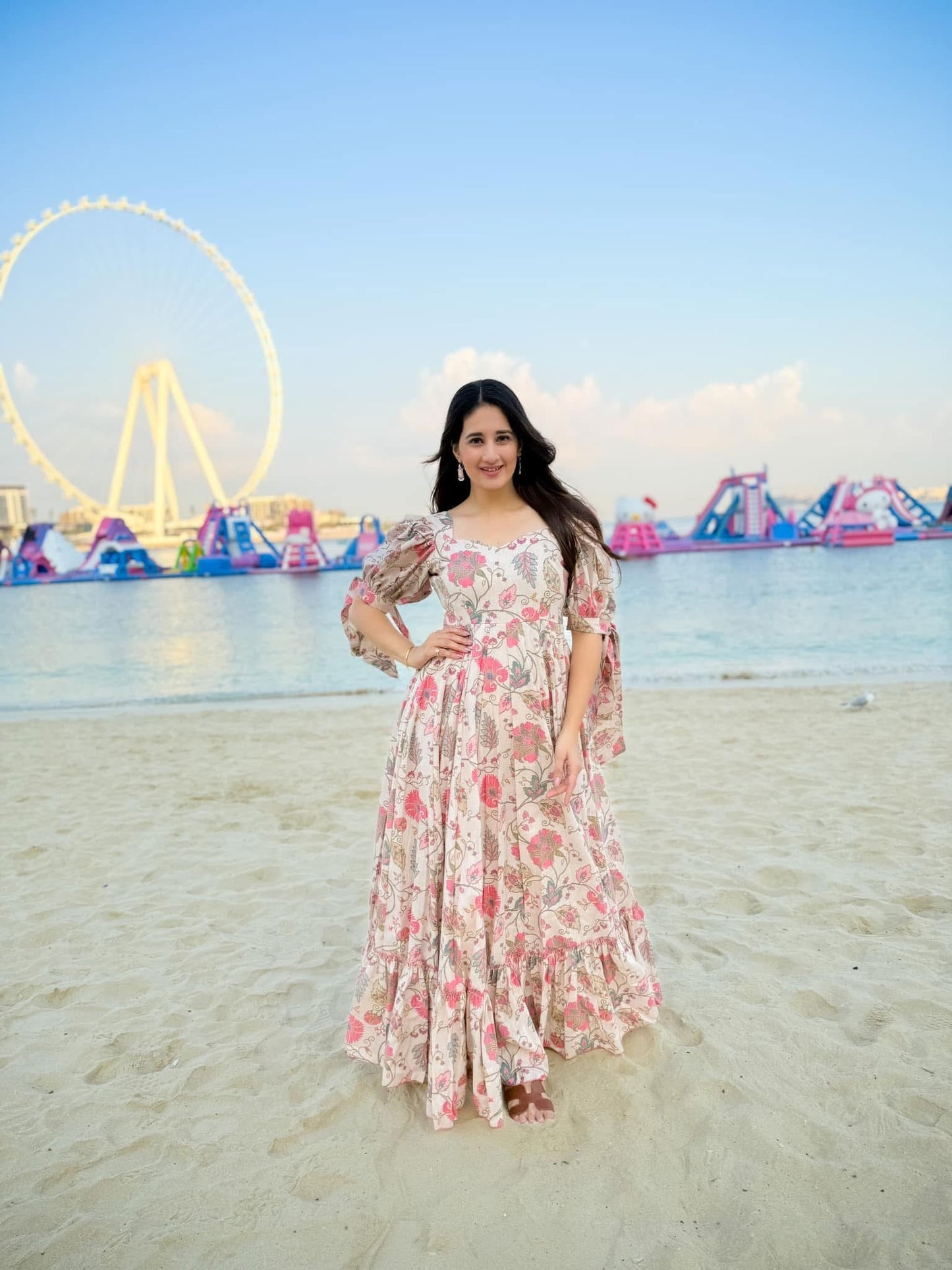 Calming mist floral maxi