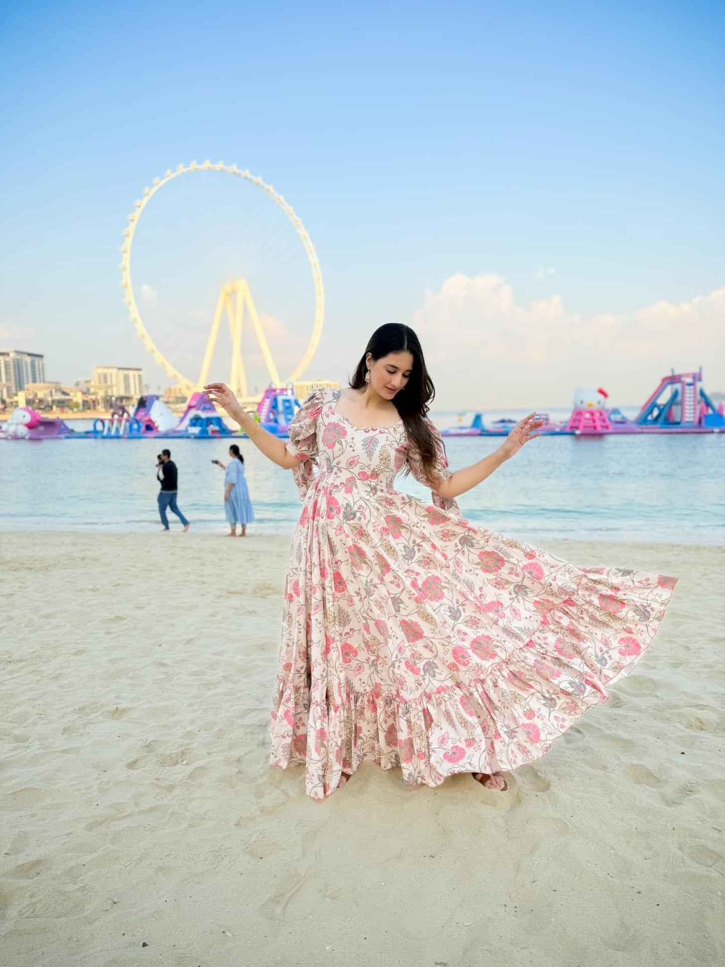 Calming mist floral maxi