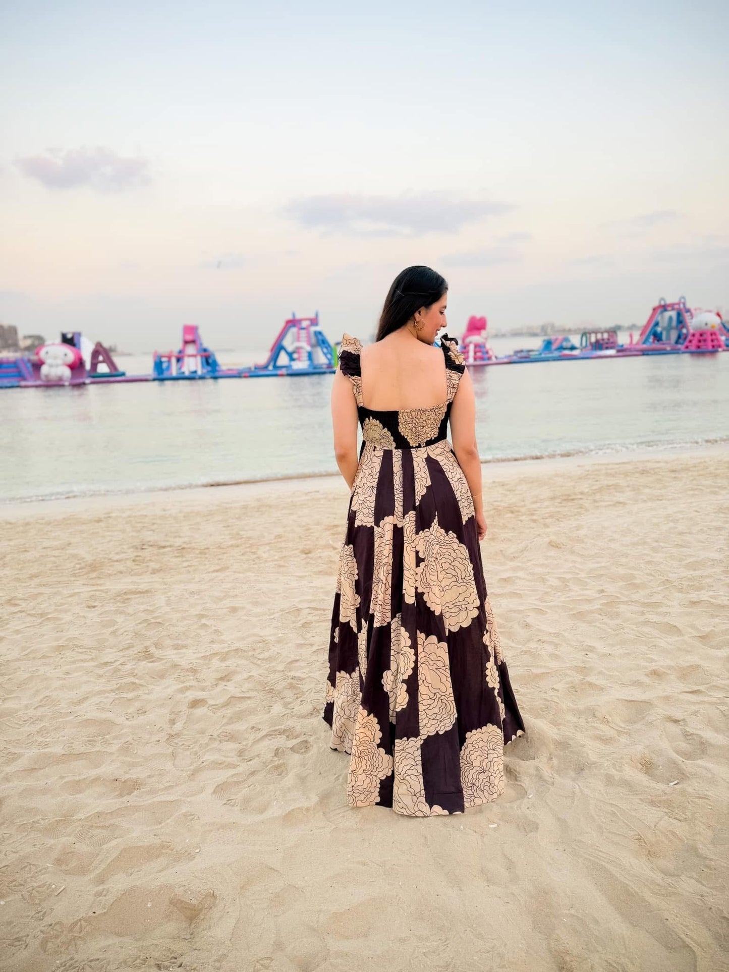 Artistry pearl cotton maxi