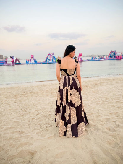 Artistry pearl cotton maxi