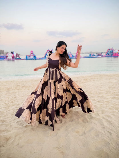 Artistry pearl cotton maxi