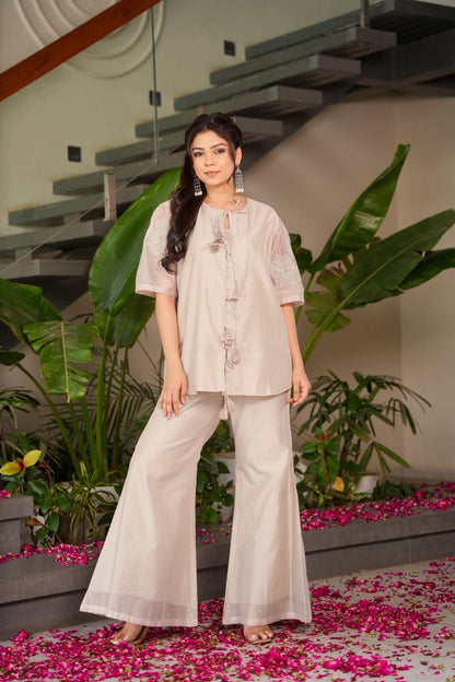 Ruva Chanderi Co-ord Set