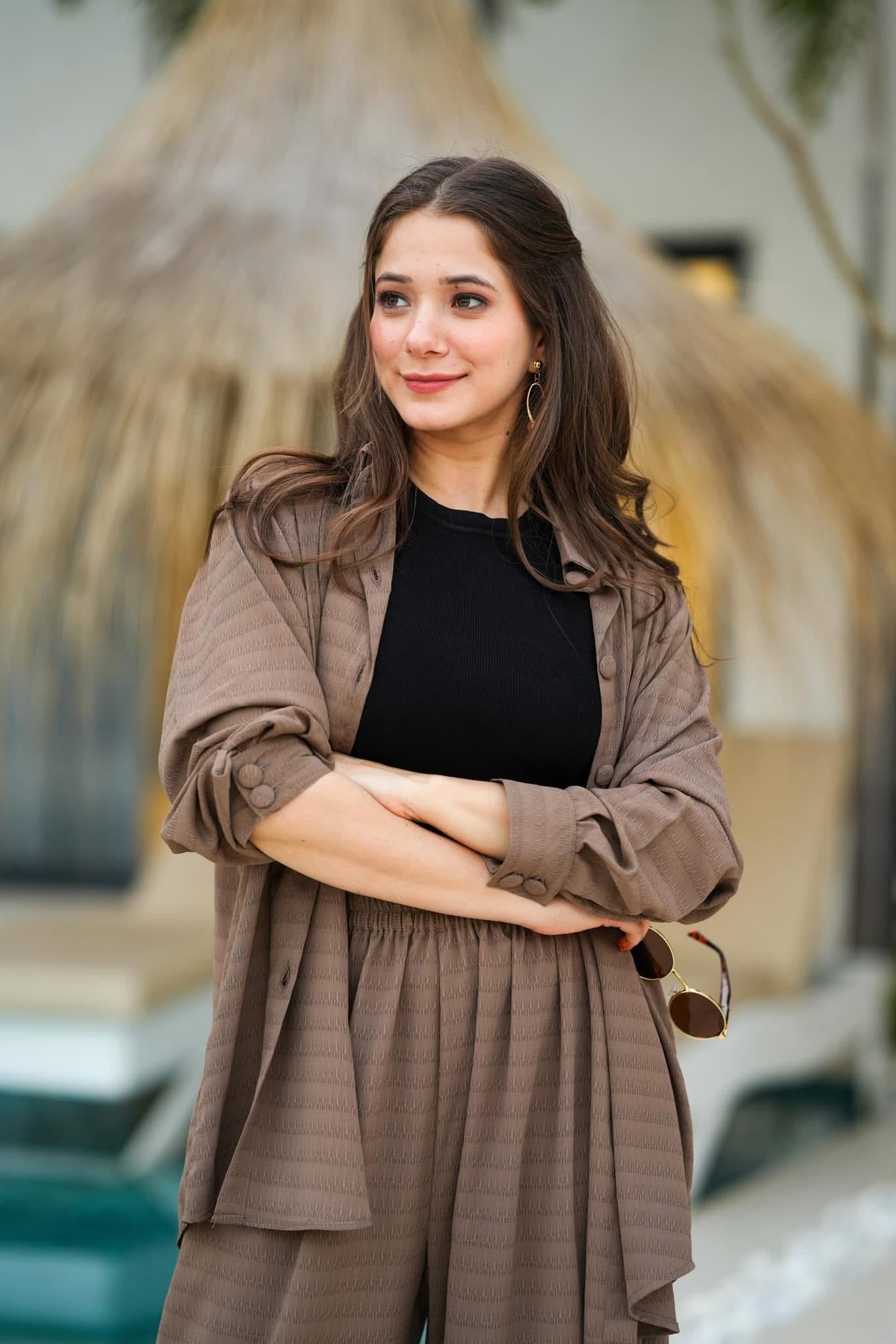 zendra brown co-ord set