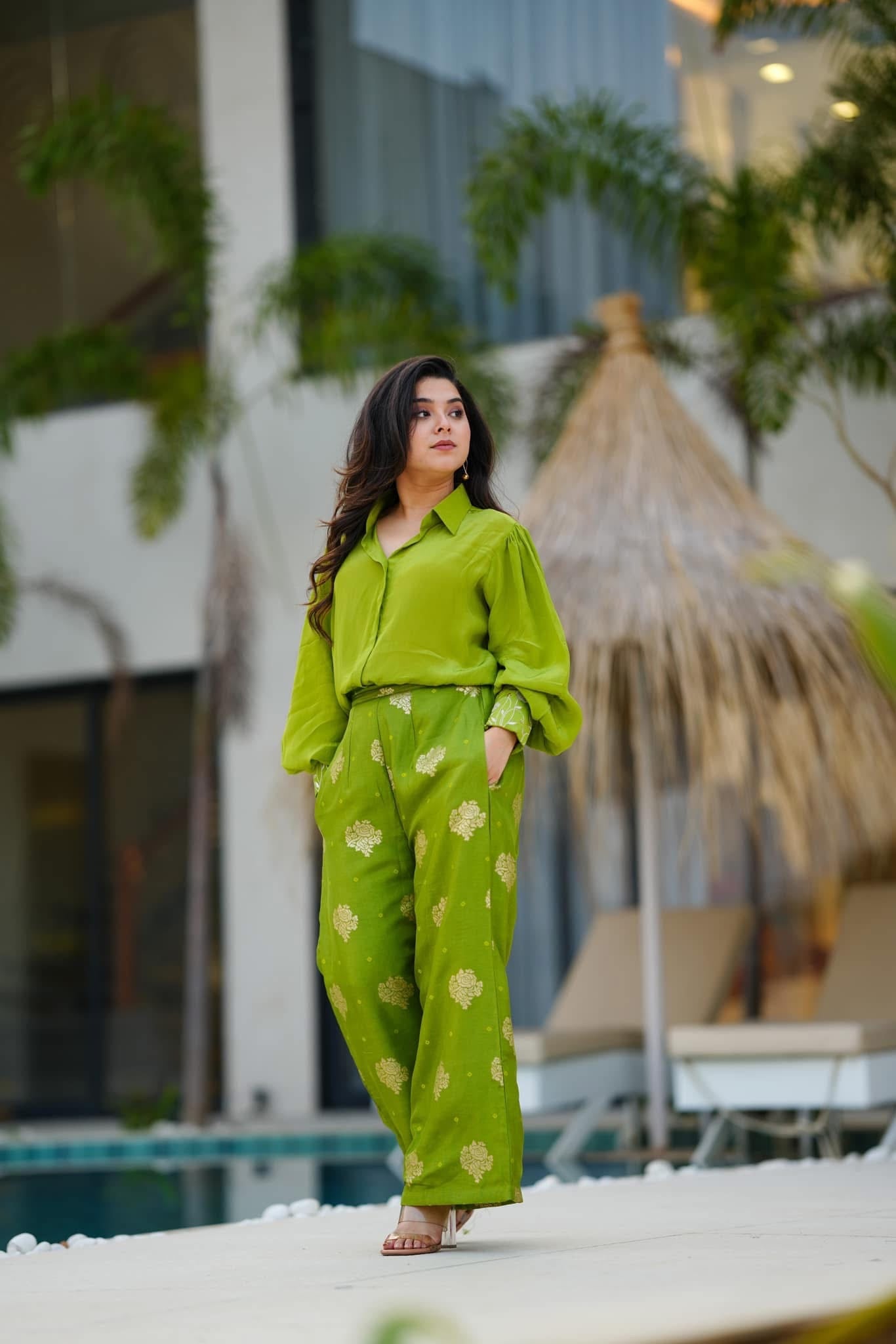 Edge pine green co-ord set