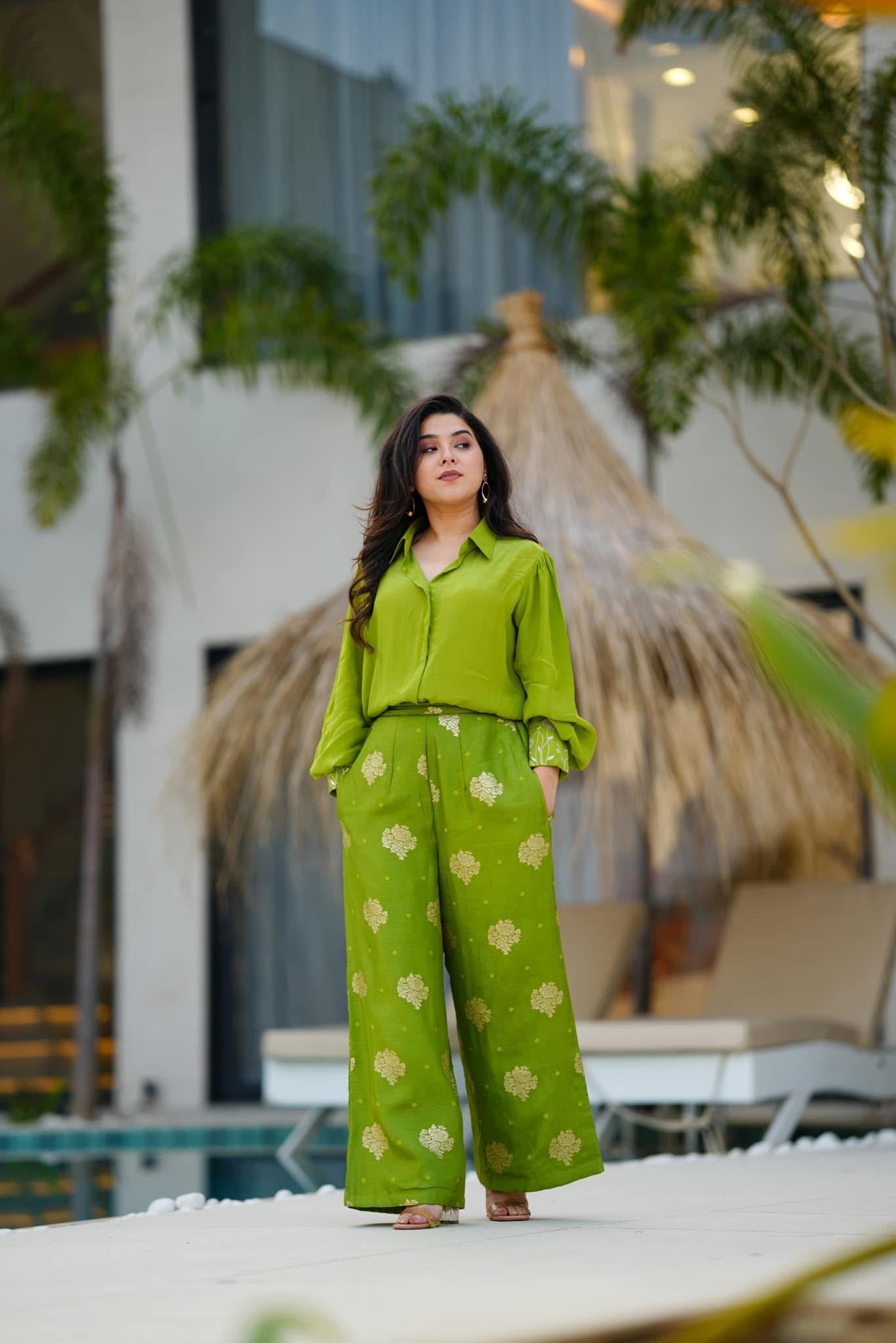 Edge pine green co-ord set