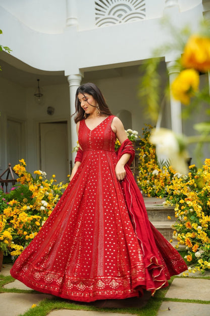 Bhargavi Georgette Festive Wear Maxi Set