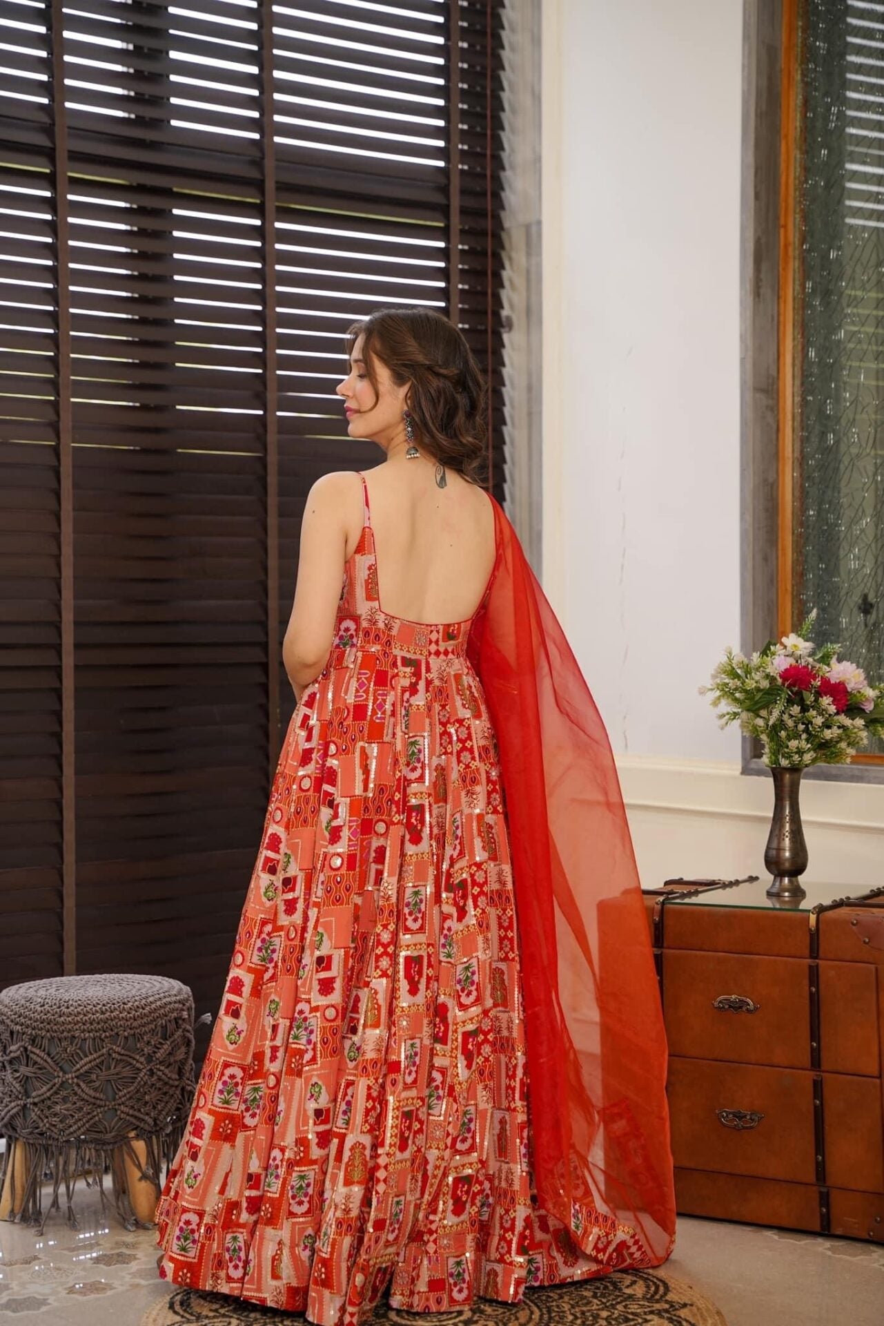 Estella embroidered heavy maxi set