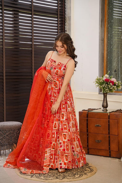 Estella embroidered heavy maxi set