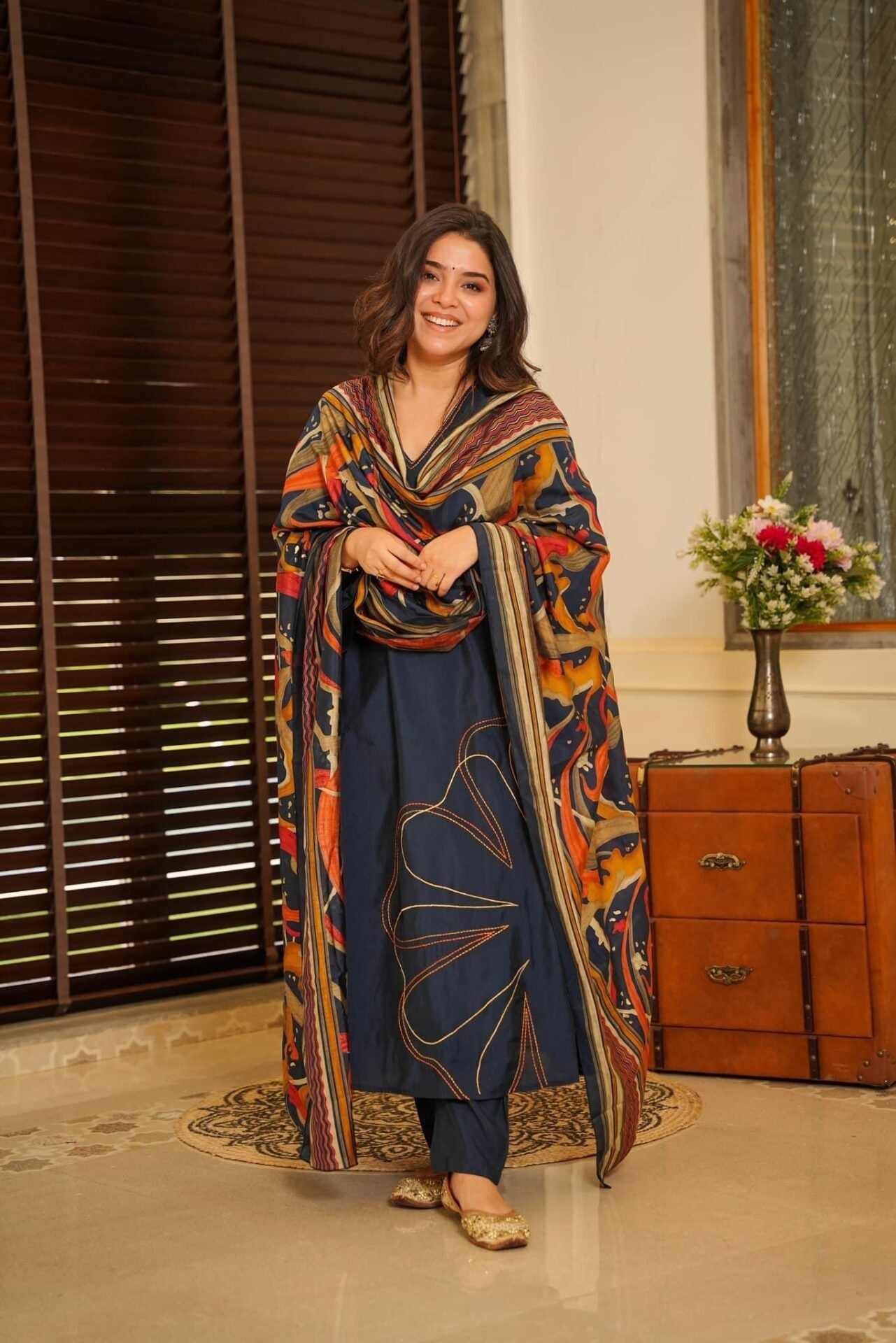 Dhayani blue kurta set