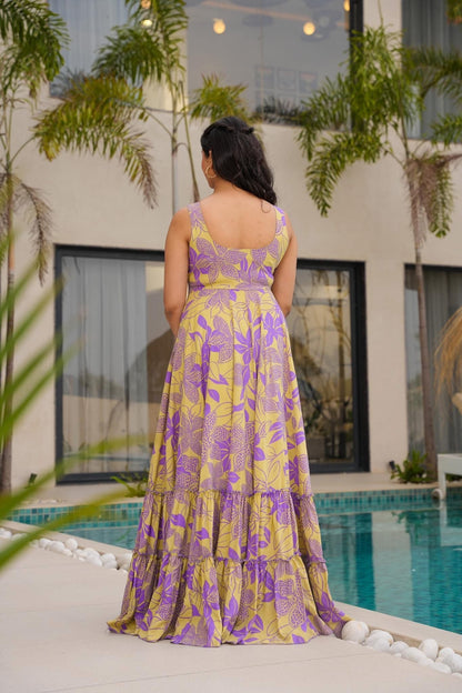 Sunkissed Lavender Maxi Dress