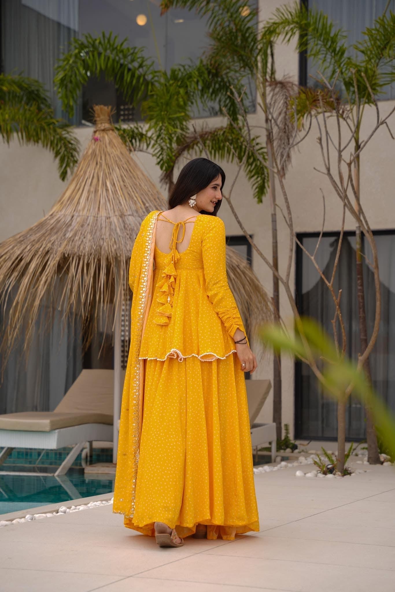 Swara Mustard Suit Set