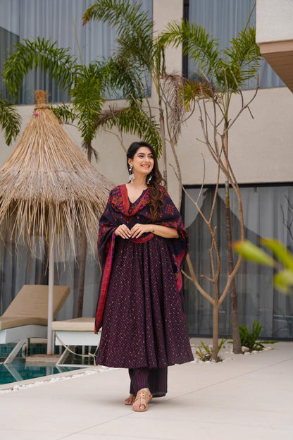 Anamika Muslin Suit Set