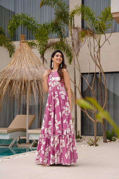 Lilac Breeze Maxi Dress