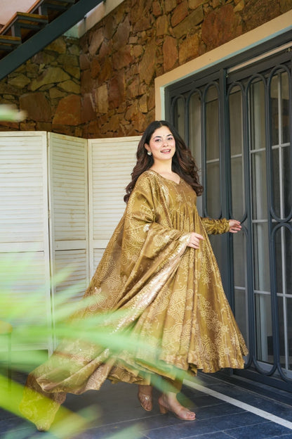 Earthen Grace Cosmos Kurta Set