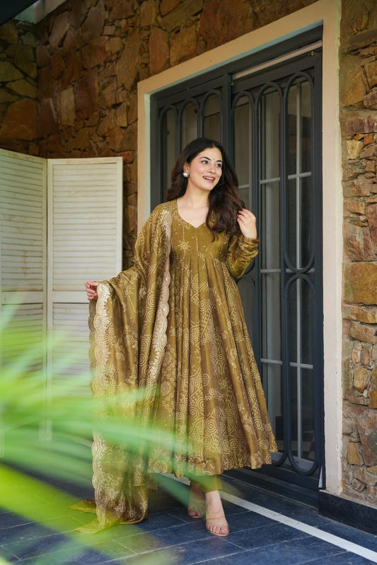 Earthen Grace Cosmos Kurta Set