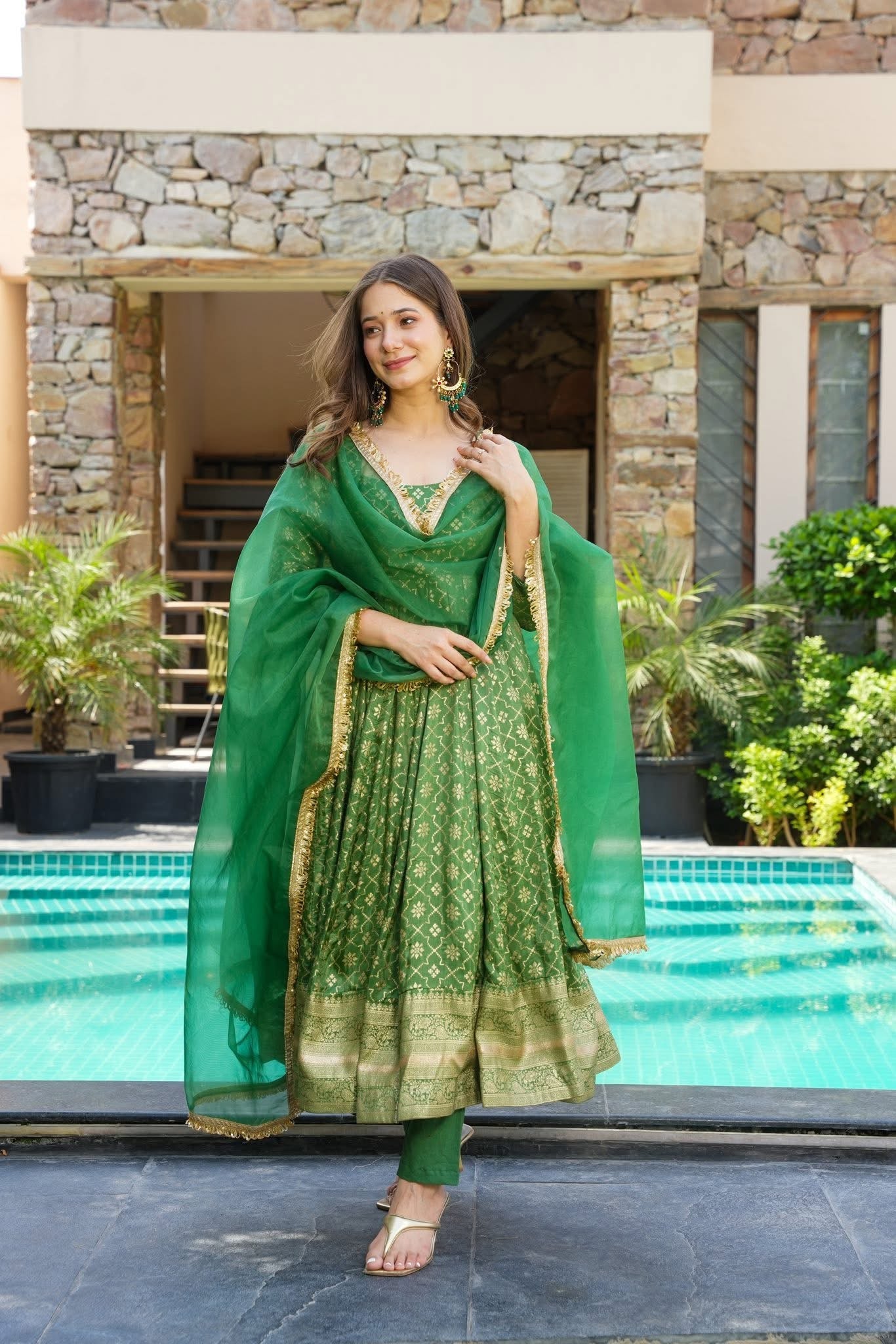 Anaya Silk Suit Set